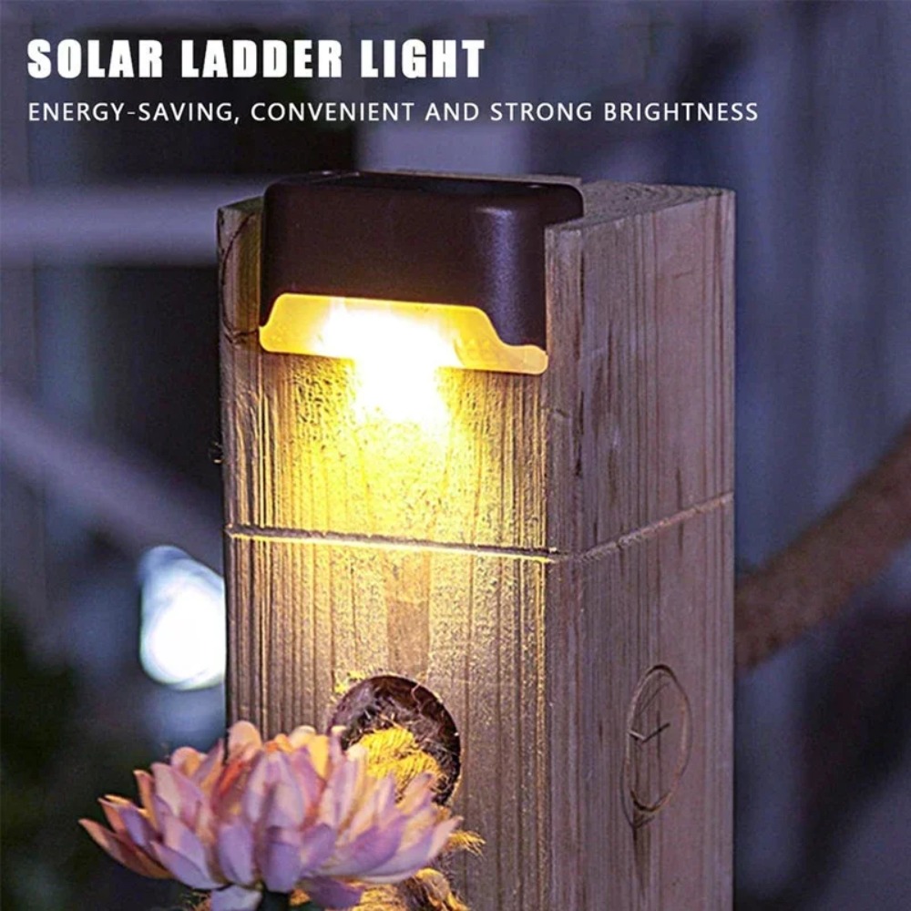 مصباح LED شمسي للدرج والمسارات - مراجعة Outdoor Lighting For Fence وسعره