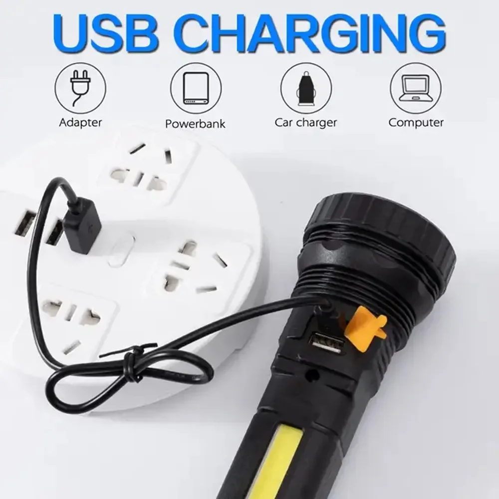 مصباح يدوي LED شمسي متعدد الوظ - مراجعة Outdoor Lighting Guide وسعره