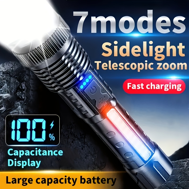 مصباح يدوي LED قوي مع شاشة عرض - مراجعة Outdoor Lighting Guide وسعره